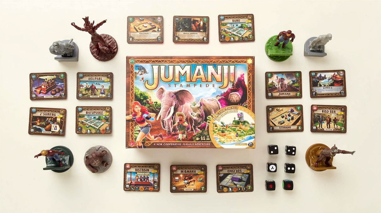 Jumanji Stampede Cooperative 3D Board Game