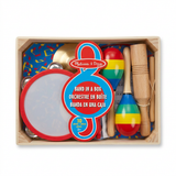 Melissa & Doug Band in a Box 10 Piece Musical Instrument Set