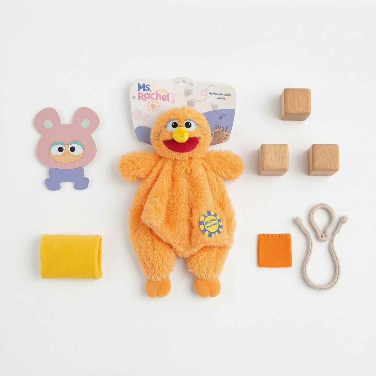 Ms. Rachel Herbie Huggable Lovey – Official Plush Security Blanket