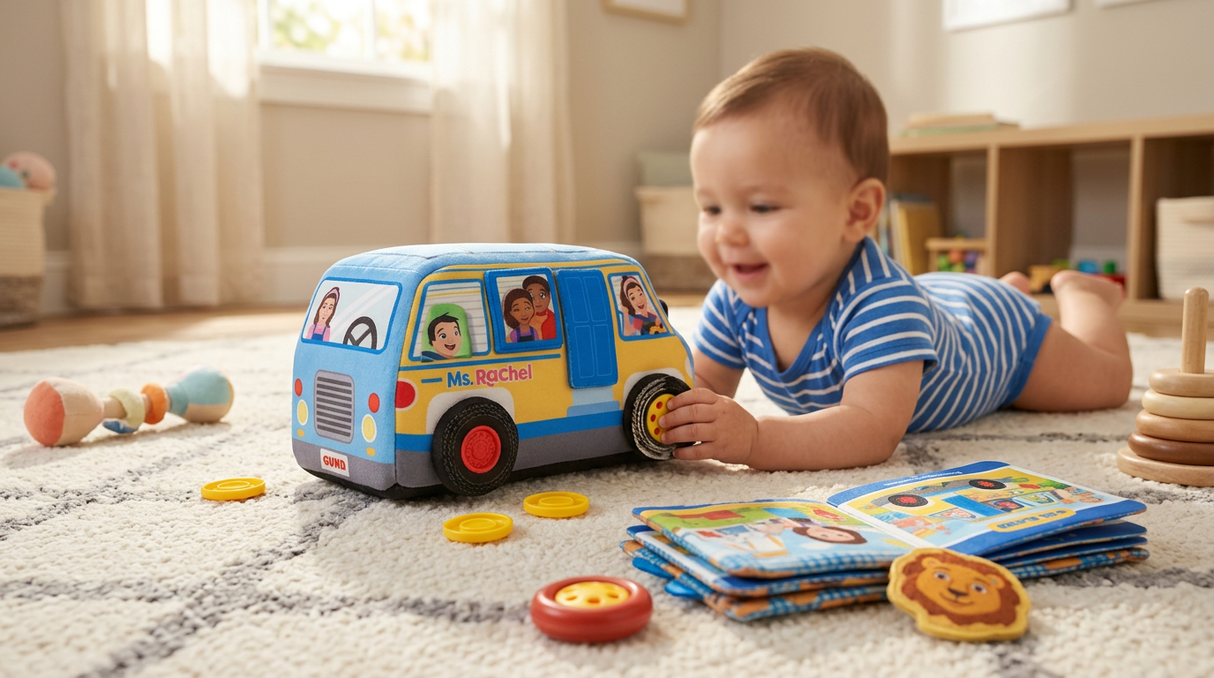 Ms. Rachel Tummy Time Activity Bus by GUND
