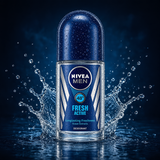 NIVEA Men Fresh Active Deodorant Roll On, 50ml