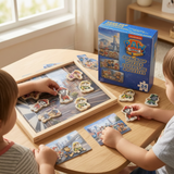 PAW Patrol: The Movie 4 Pack Wooden Jigsaw Puzzles – 24 Piece Puzzles with Character Pieces