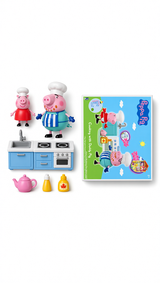 Peppa Pig Cooking with Daddy Pig Kitchen Playset