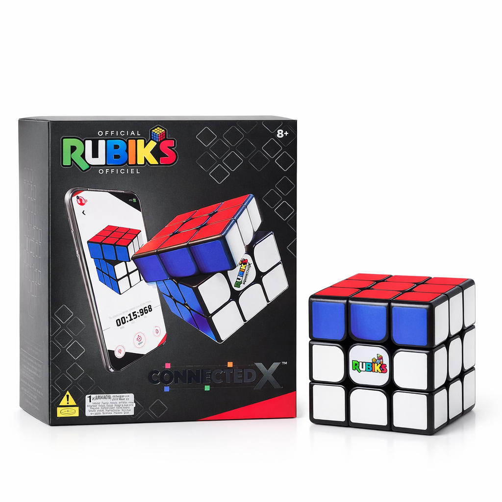 Rubik’s Connected X Smart Cube – Bluetooth 3×3 Puzzle (App‑Enabled)
