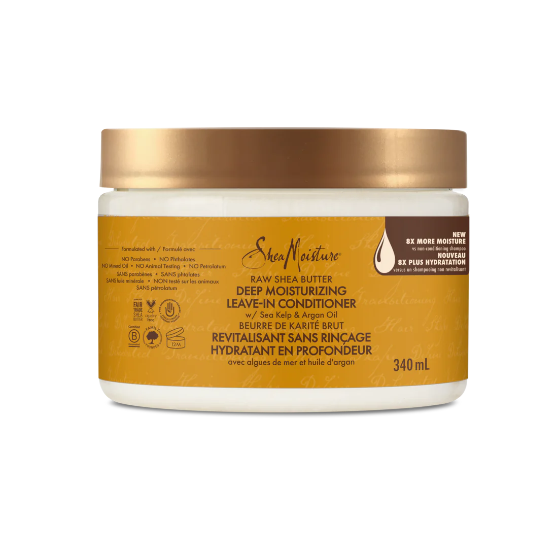 Shea Moisture Raw Shea Butter Leave In Conditioner 340mL