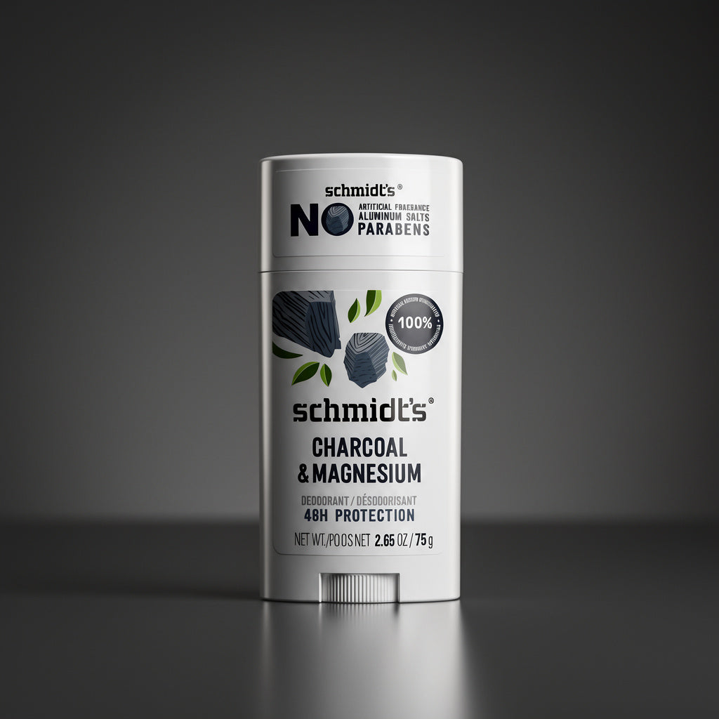 Schmidt's Natural Deodorant Stick Charcoal & Magnesium 75g
