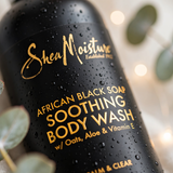 Shea Moisture African Black Soap Soothing Body Wash 384ml