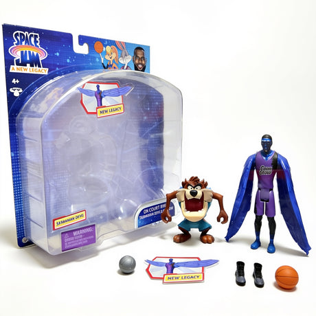 Space Jam: A New Legacy - On Court Rivals Action Figure 2-Pack (Tasmanian Devil &amp; The Brow)
