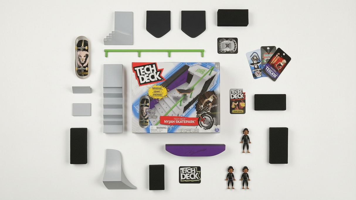 Tech Deck Nyjah Skatepark X Connect Park Creator – Fingerboard Ramp Set