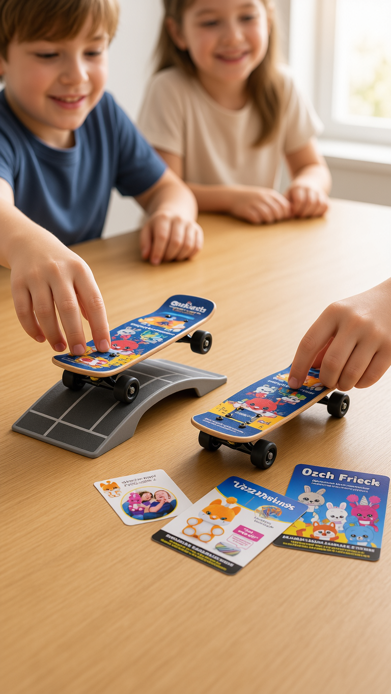 Tech Deck VS Series Fingerboard 2 Pack with Obstacle & Challenge Cards