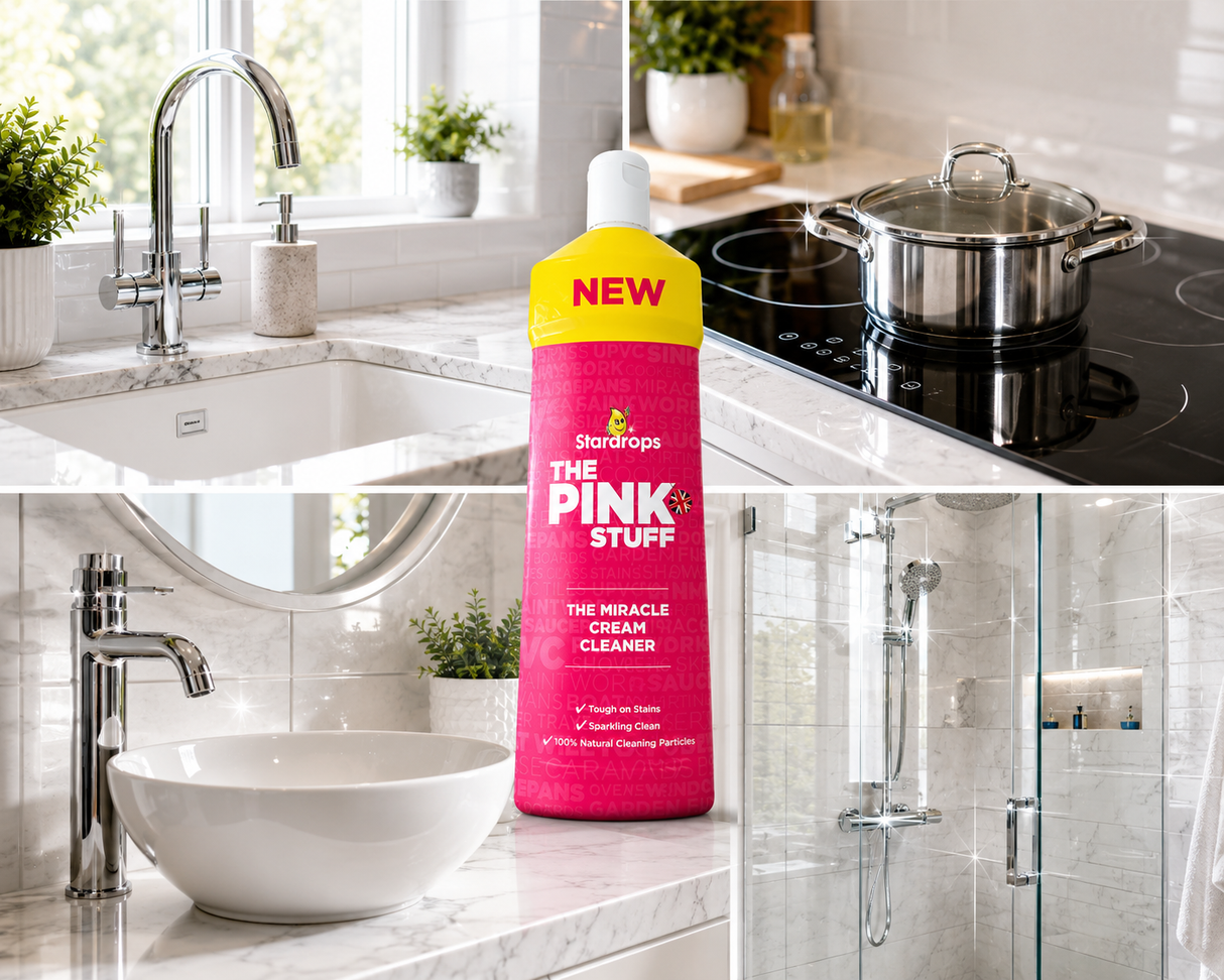 The Pink Stuff Miracle Cream Cleaner | Multi-Purpose Household Cleaner