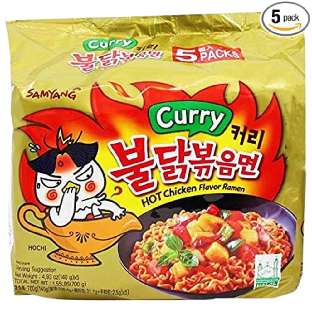 Samyang Spicy Instant Ramen (Curry Chicken (5 pack))