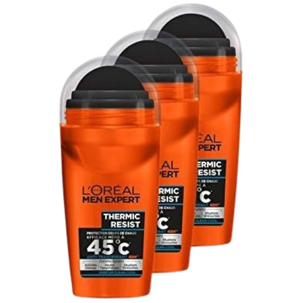 L'Oréal Men Thermic Resist Déodorant Pack of 3