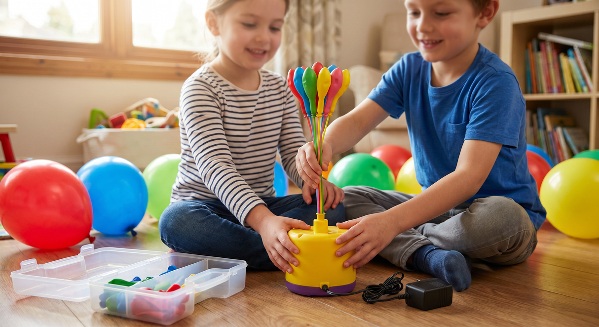 ZURU Bunch O Balloons Self Sealing Party Balloons Electric Pump Starter Pack – 16 Balloons