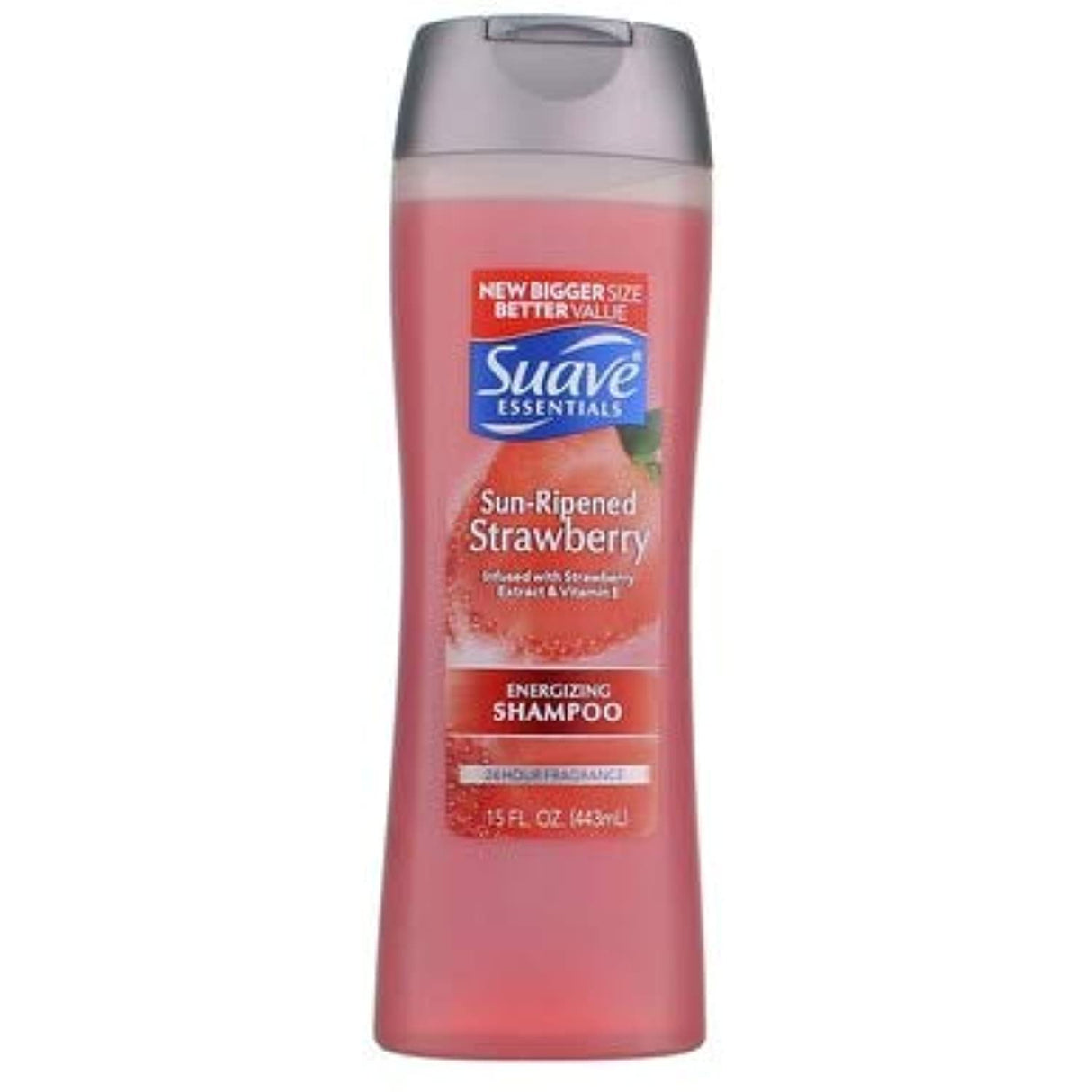 Suave Essentials Energizing Shampoo, Sun-Ripened Strawberry